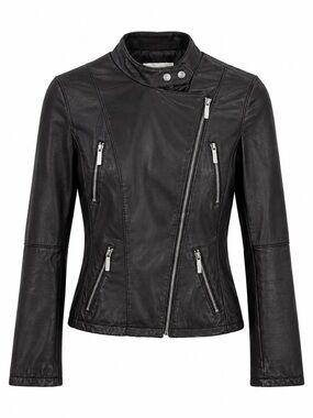 Genuine Leather Michael Kors Black Moto Jacket Women’s Size M Medium Fall Jacket
